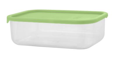 Банка для продуктов Sugar&Spice Vanilla прямоугольный 0,5л с гибкой крышкой фисташка